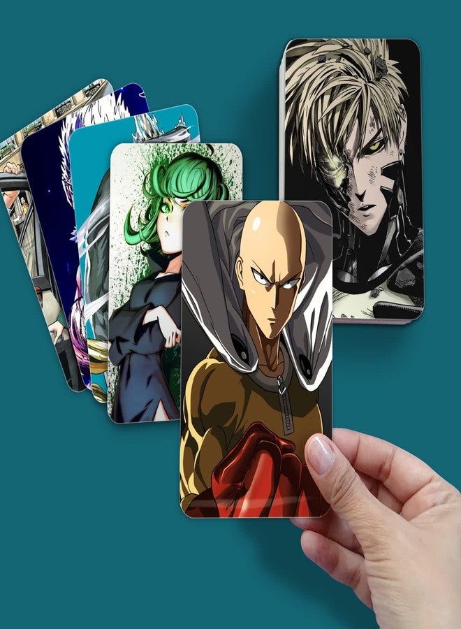 NS Trading One Punch Man Anime Photocards Pack Set of 12 + 4 Freebies (Saitama/Genos/Garou/Fubuki/Silver Fang/Tatsumuki) - Image 2